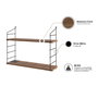 Hanah Home Armoni 2'li - Walnut